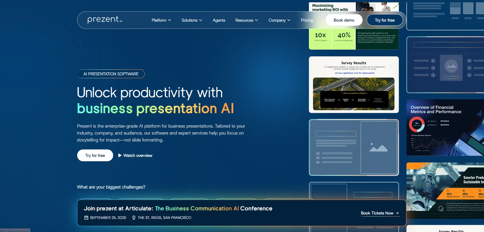 AI-Powered Presentation Assistant screenshot